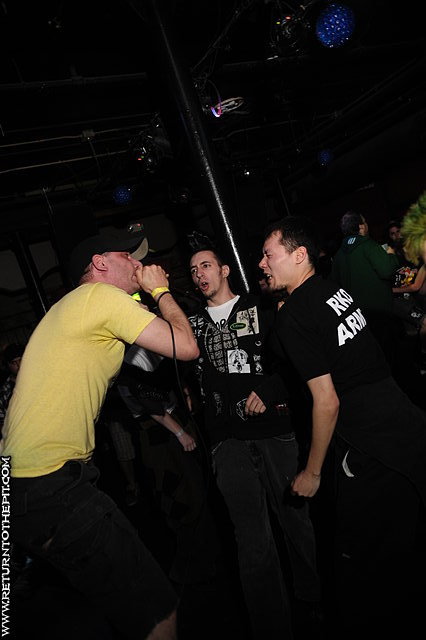 [mouth sewn shut on May 8, 2009 at Club Hell (Providence, RI)]
