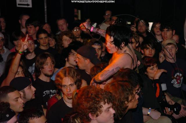 [walls of jericho on Apr 23, 2005 at the Palladium - second stage (Worcester, Ma)]